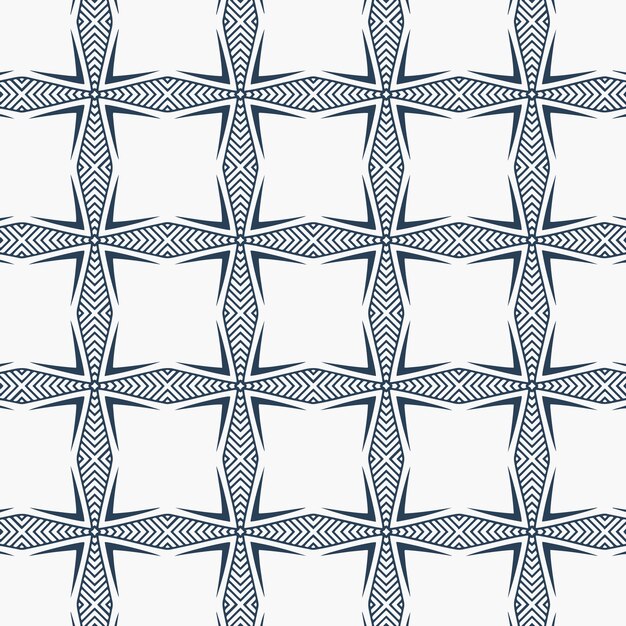 Elegant pattern design in abstract geometric style