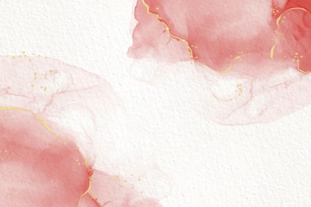 Elegant pink alcohol ink abstract fluid painting