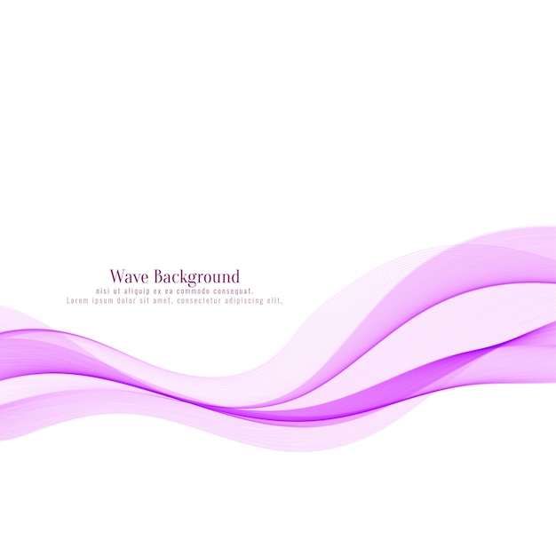 Elegant pink wavy background