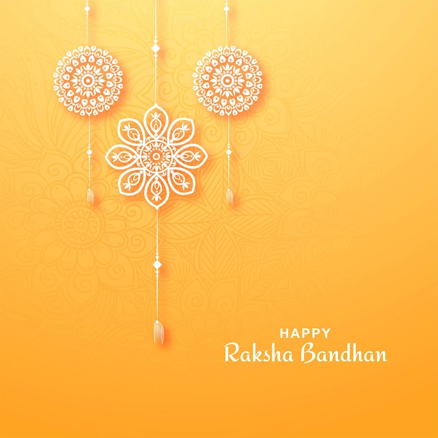 Elegant raksha bandhan festival card background