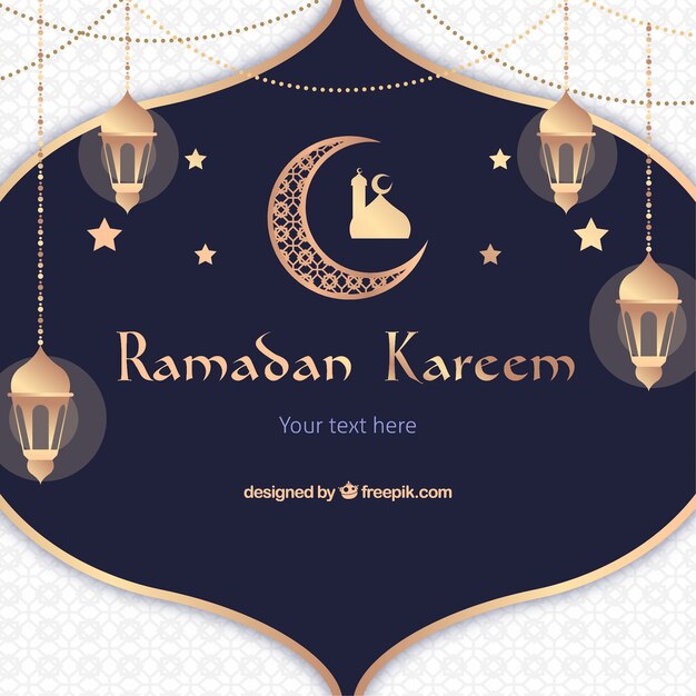 Elegant ramadan background