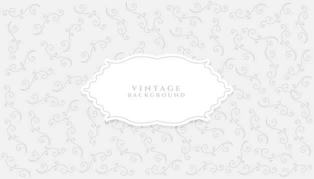 elegant retro floral ornate backdrop for invitation card design