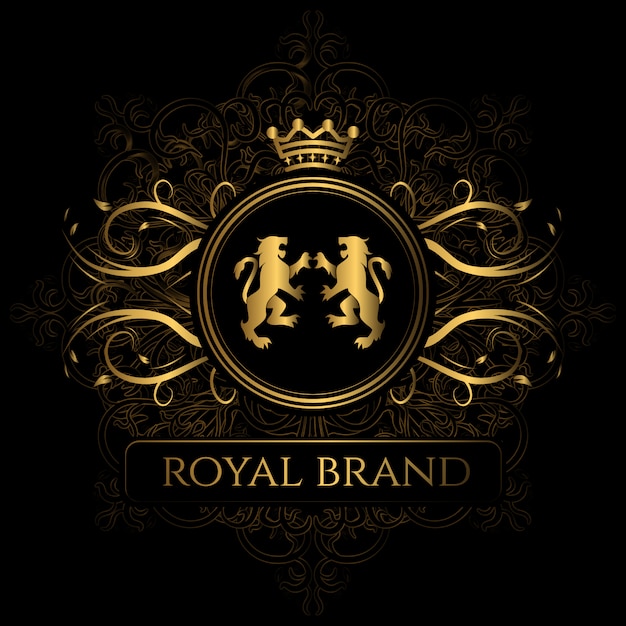 Free Vector elegant royal brand background