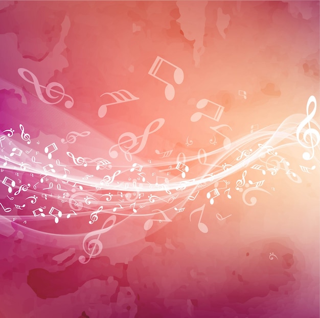 Elegant shiny music background