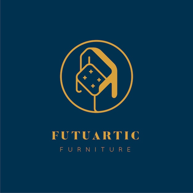 Elegant style furniture logo