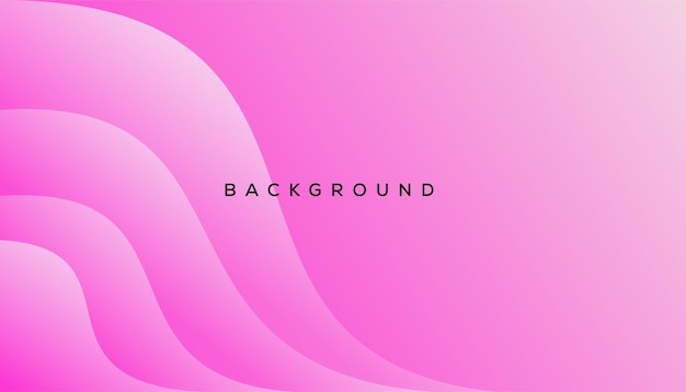 Free Vector elegant stylish smooth pink wave background