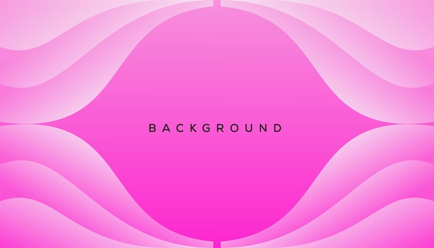 Free Vector elegant stylish smooth pink wave background