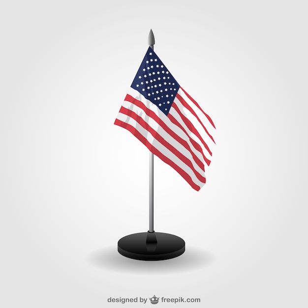 Free Vector elegant usa flag