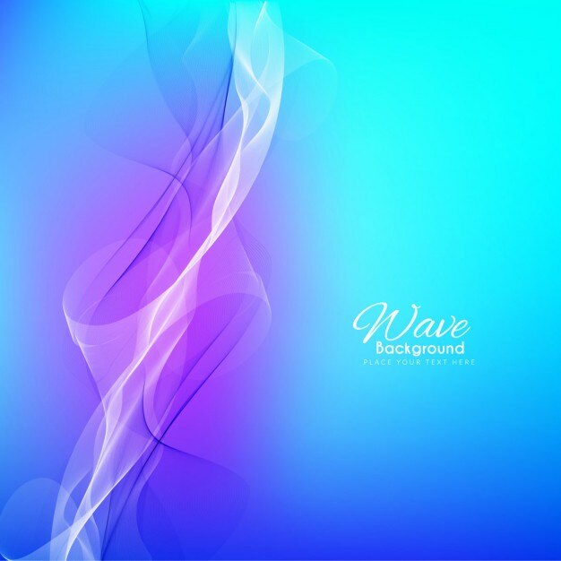 Elegant wavy modern colorful background