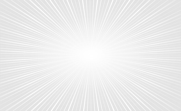 Elegant white zoom rays empty background 