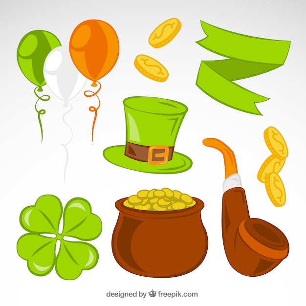 Elements of Saint Patricks day