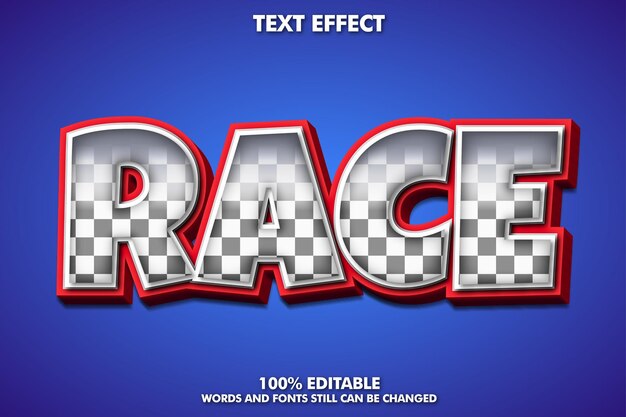 Emboss cartoon text effect with 3d extrude and outline