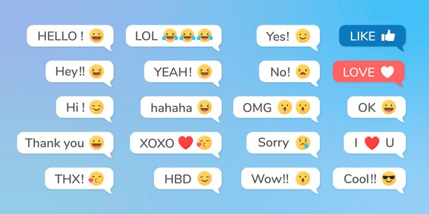 Emojis in messages