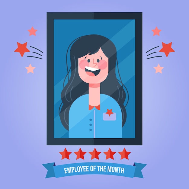 Employee of the month concept