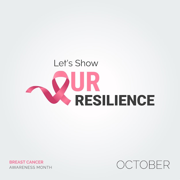 Free Vector empower educate advocate breast cancer design