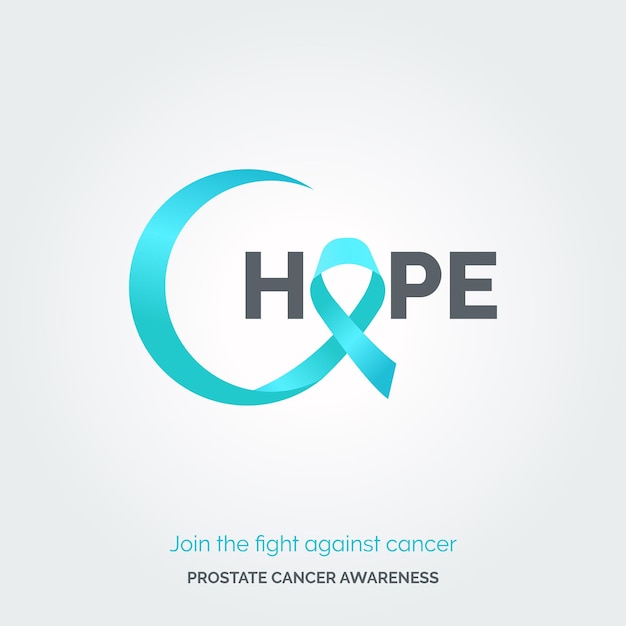 Free Vector empower the fight for prostate health awareness