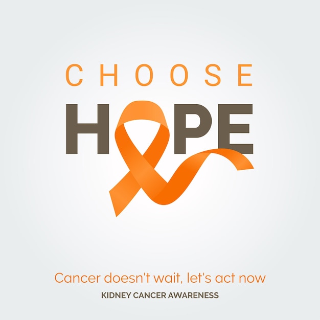 Free Vector empower hope raise awareness kidney health drive