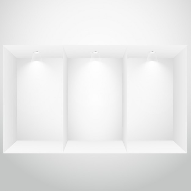 Free Vector empty display window