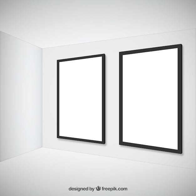 Free Vector empty frames