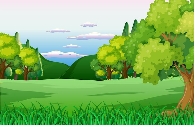 Empty nature outdoor background