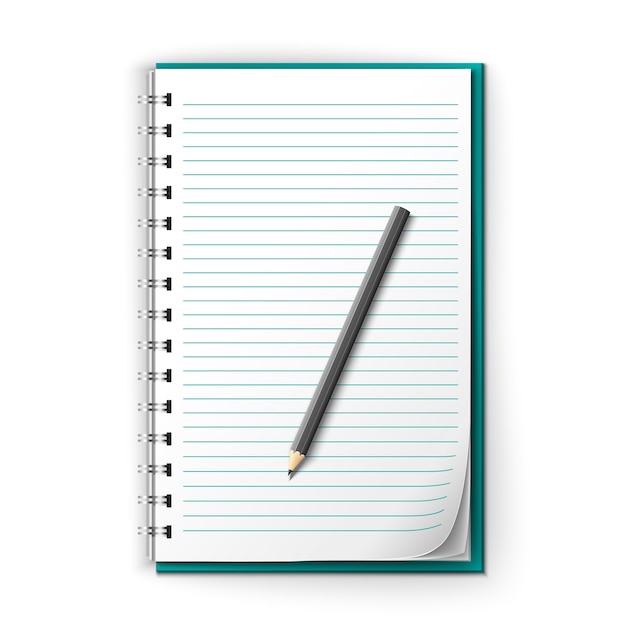 Empty notebook design