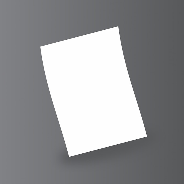 Free vector empty paper