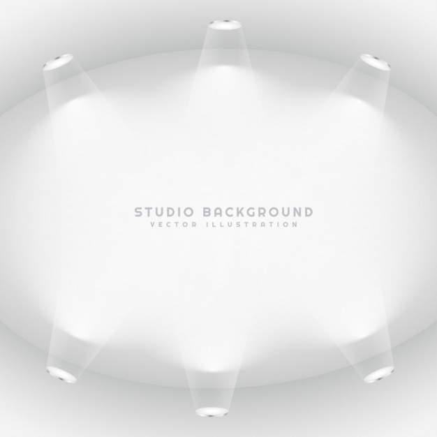 Free Vector empty studio lights background