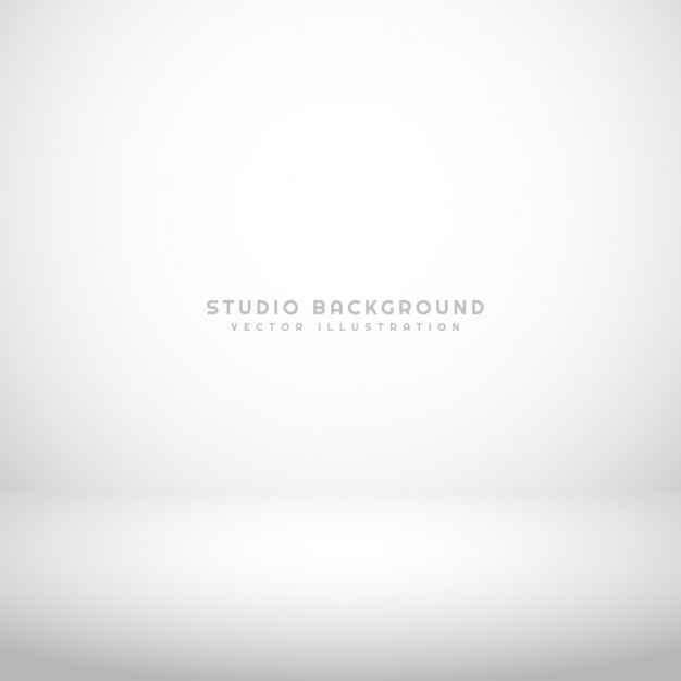 Free vector empty white studio background