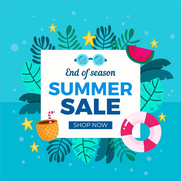 End of season summer sale