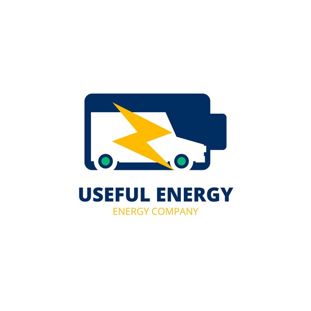 Energy logo design template