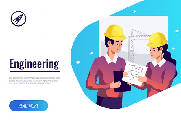 Engineering Flat banner