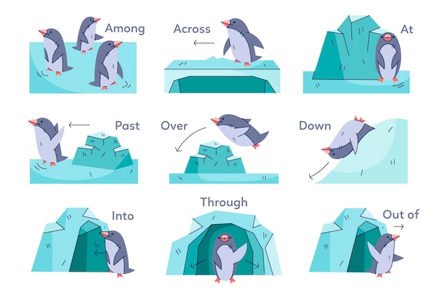 English prepositions for kids