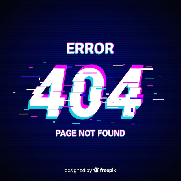 Error 404 background