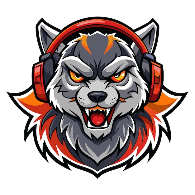 Free vector esport mascot logo vector