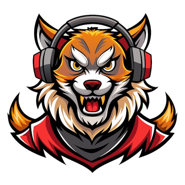 Free Vector esport mascot logo vector