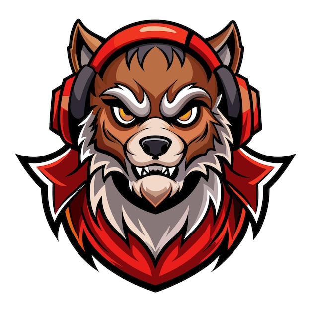 Free vector esport mascot logo vector