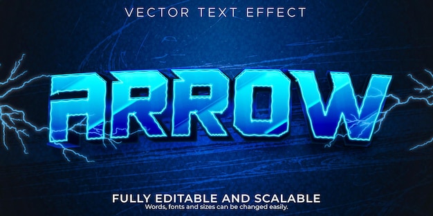 Esport text effect, editable game and neon text style