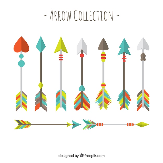 Free Vector ethnic arrows pack