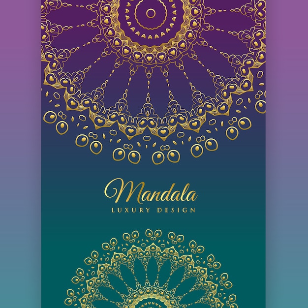 ethnic mandala decoration background design