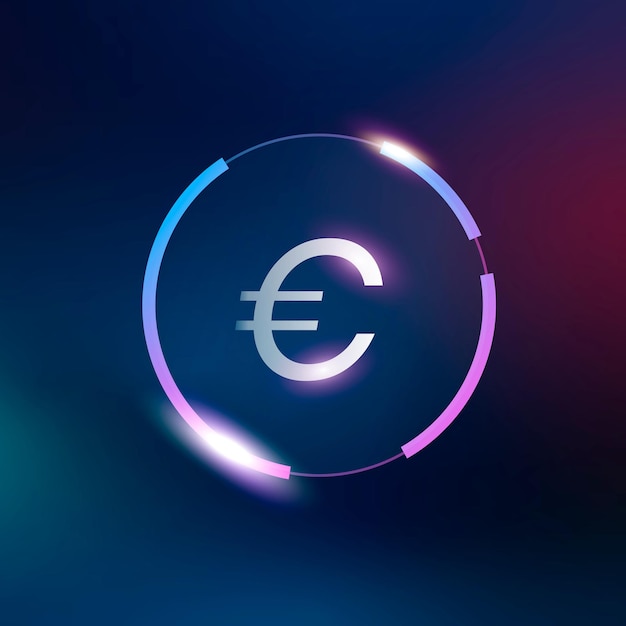 Free Vector euro sign vector money currency symbol