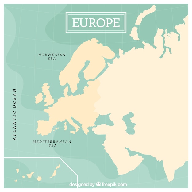 Free Vector europe map design