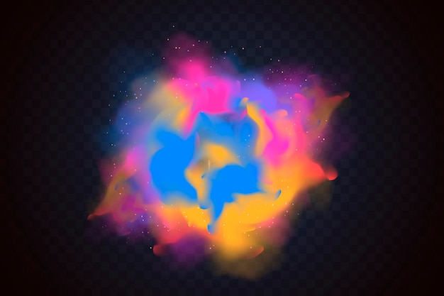 Free Vector explosion holi festival