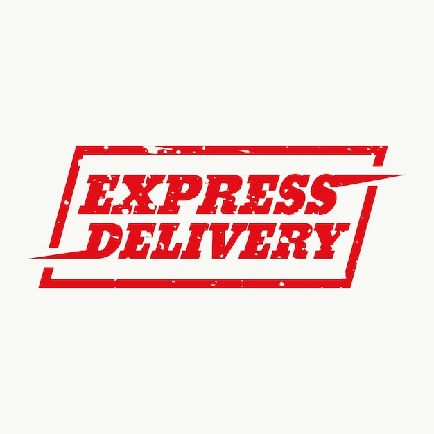 Express delivery sign