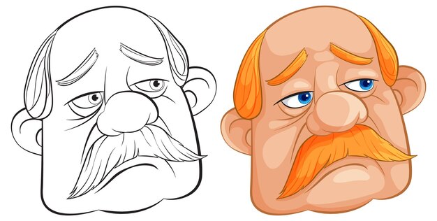 Expressive Cartoon Faces with Beards