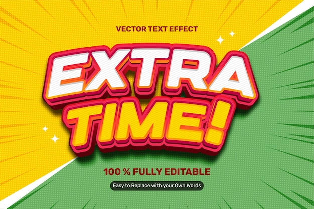 Extra Time Sport Text Effect