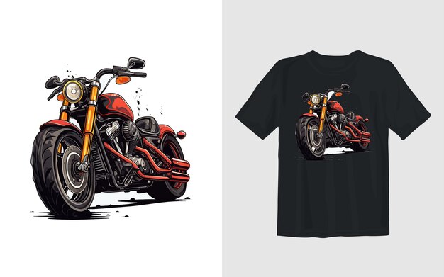 Extreme dirt bike cartoon vector illustration biker t shirt design