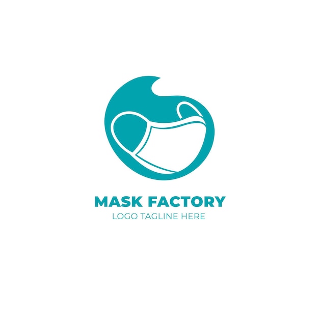 Face mask logo template