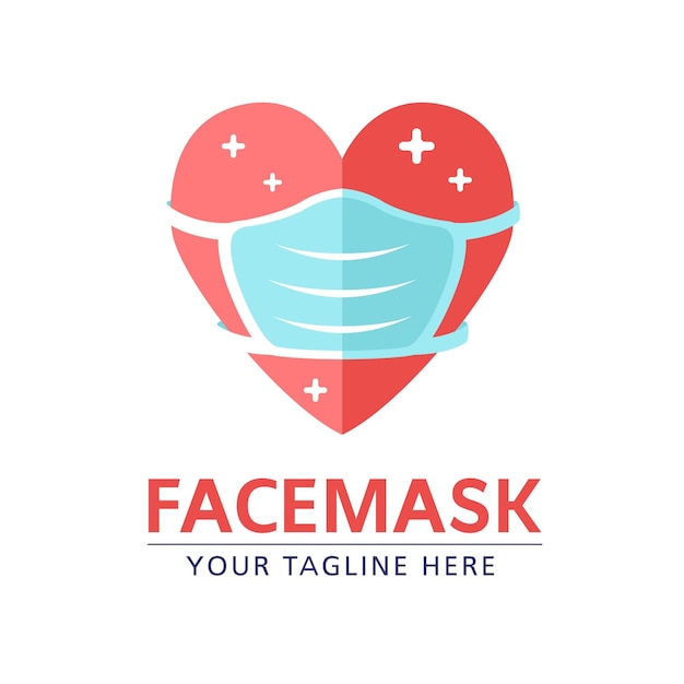 Face mask logo template