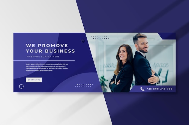 Facebook business cover template