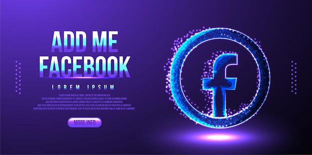 Free vector facebook social media marketing background